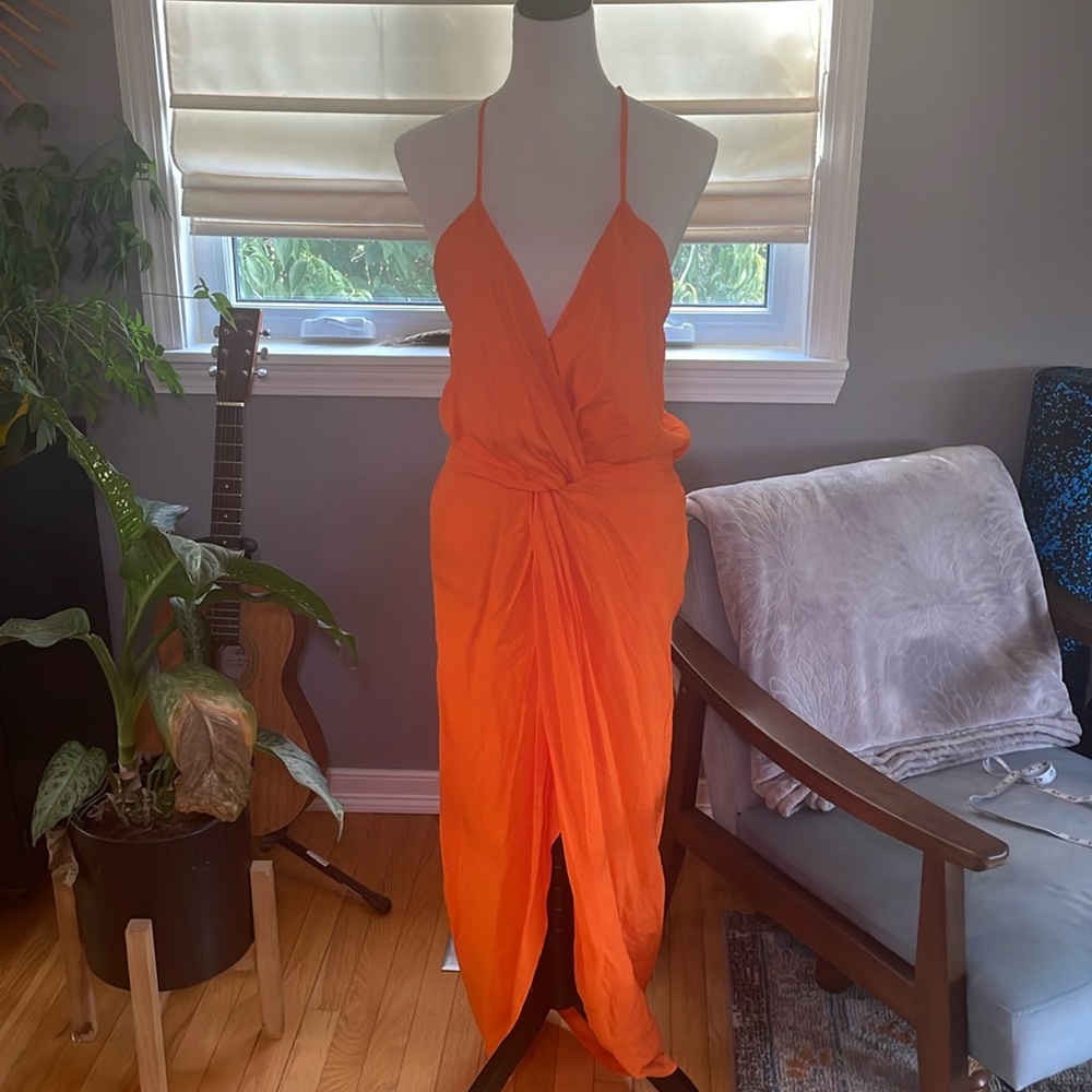 NWOT Faux wrap dress